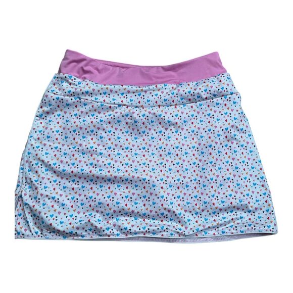 Maelreg Performance Size Small Tennis Golf Skort Pockets Cute Hearts NWT‎ - Picture 2 of 11